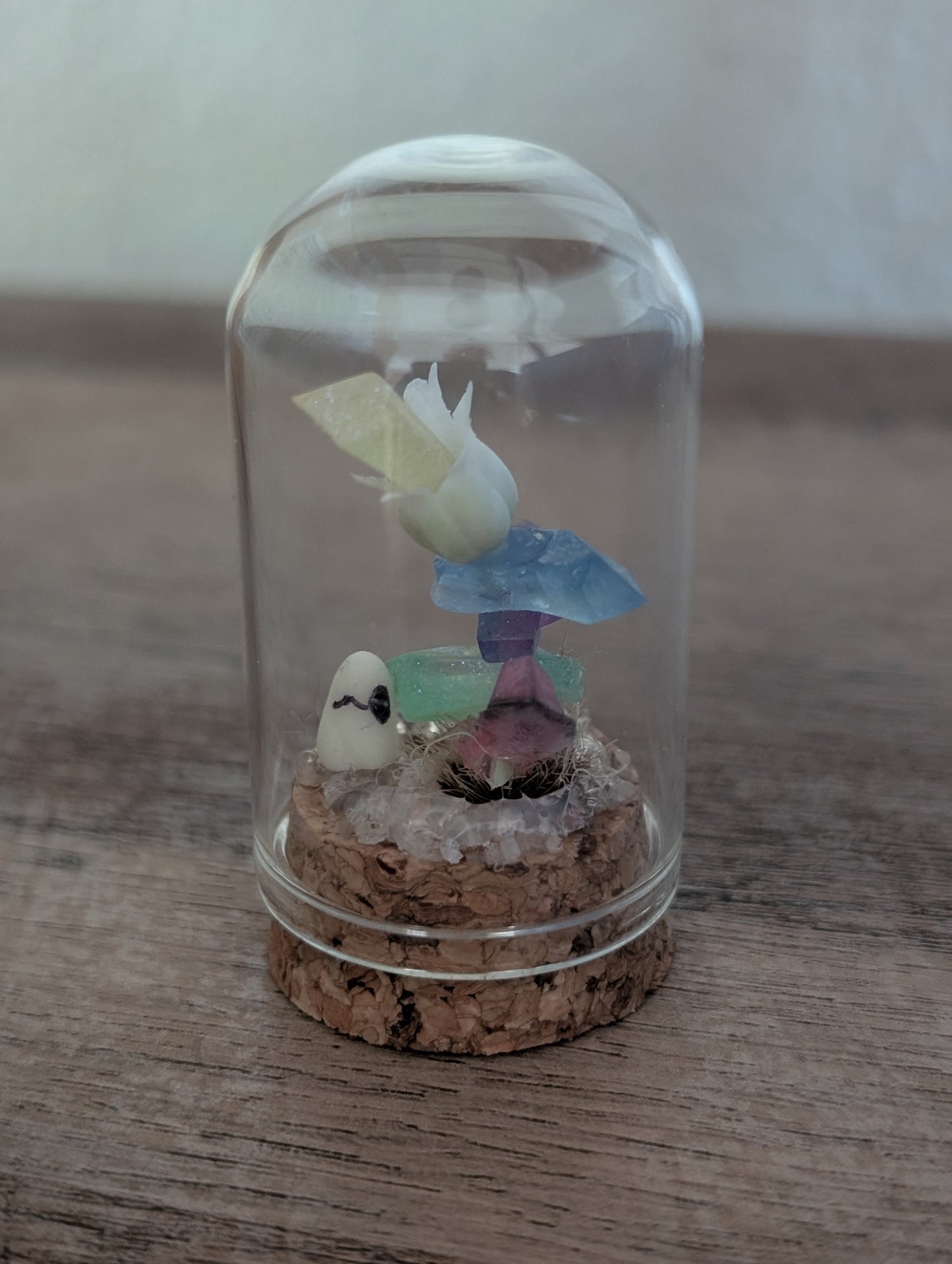 Ghost Pirate’s Crystal Bloom – Miniature Fantasy Dome (2.25")