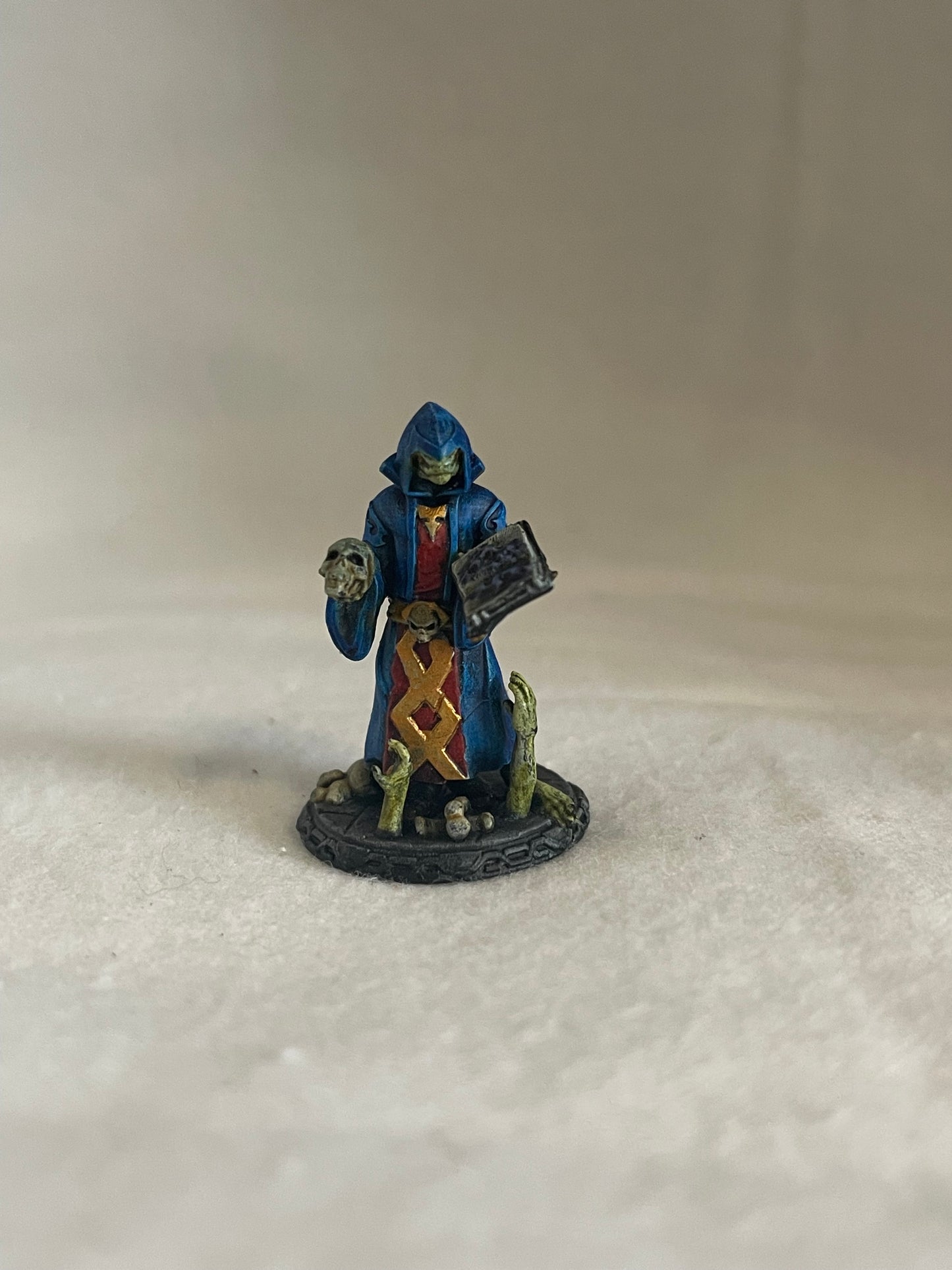☠️ Serpentine Necromancer – Hand-Painted Hero Forge Resin Miniature