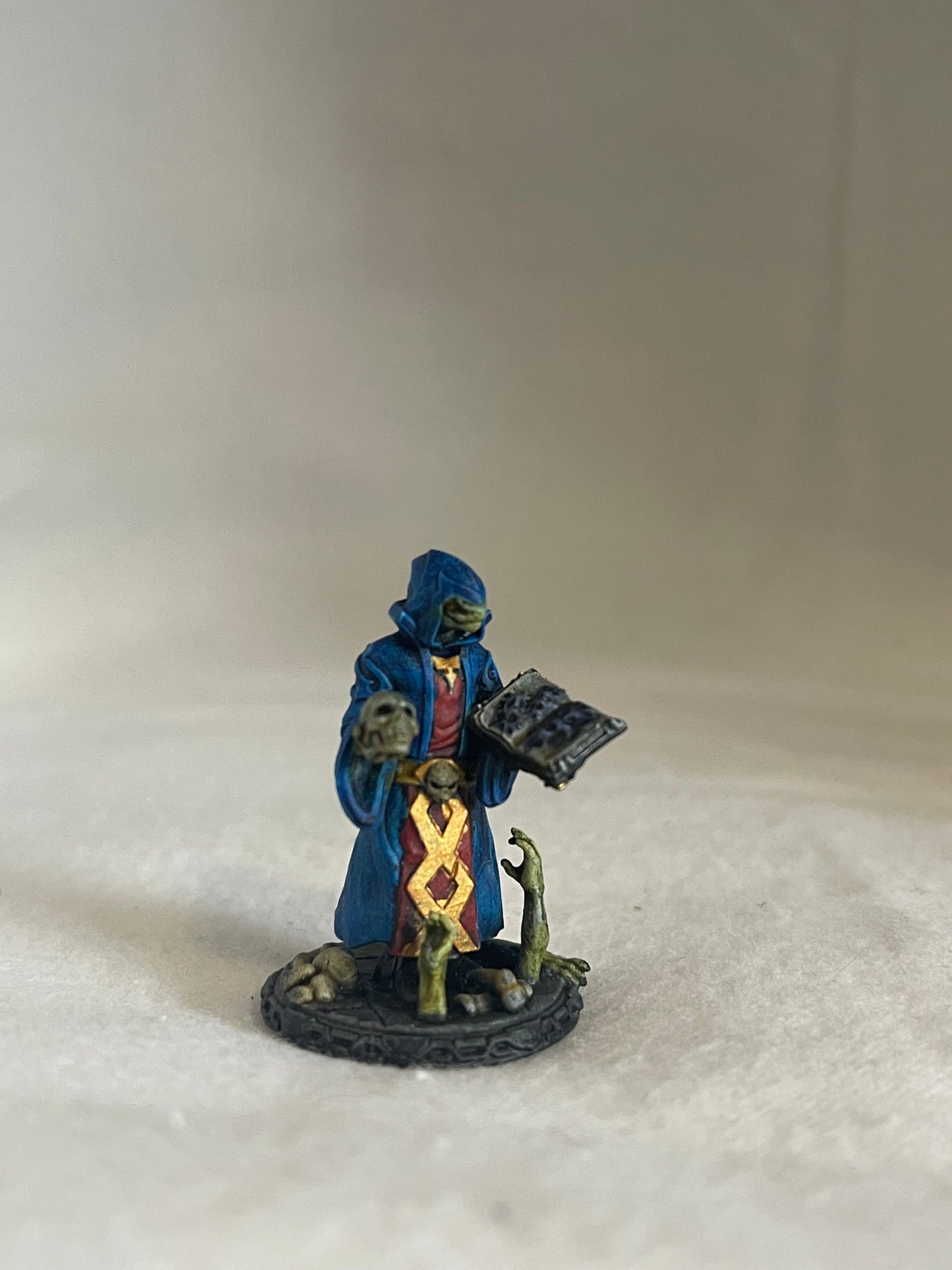 ☠️ Serpentine Necromancer – Hand-Painted Hero Forge Resin Miniature