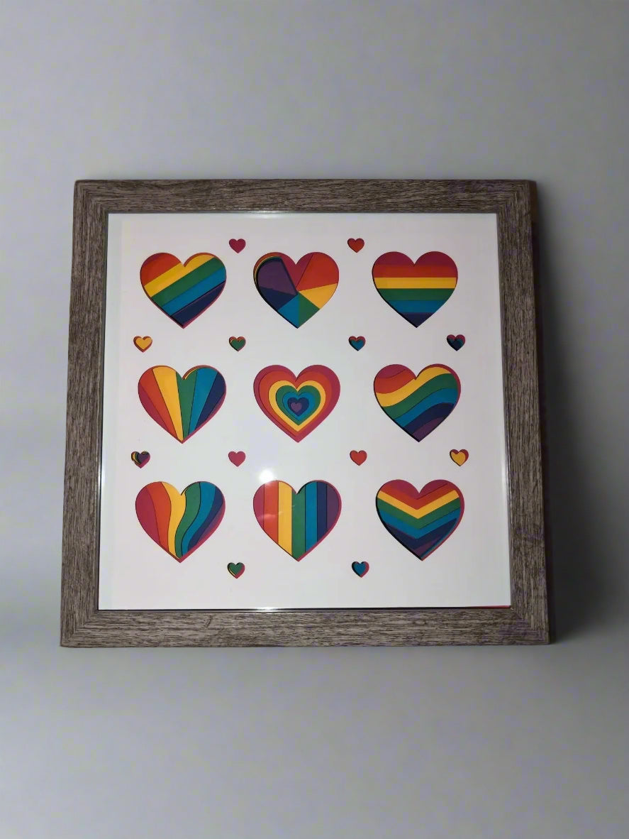 Premium 9x9 Handmade Shadowbox – Custom 3D Paper Art