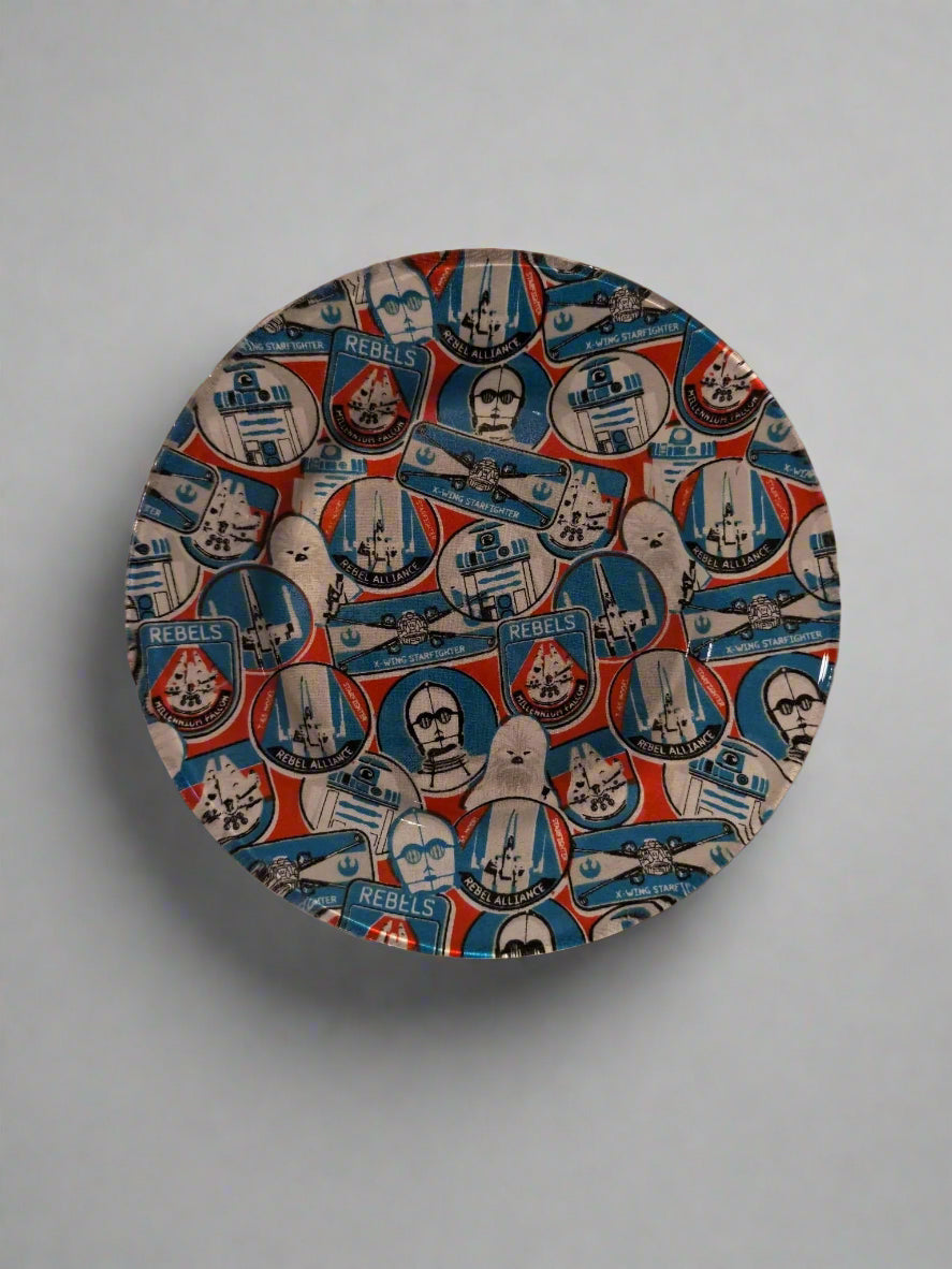 Rebel Roots – Upcycled Star Wars Saucer for Plant Pots or Decor (7”)