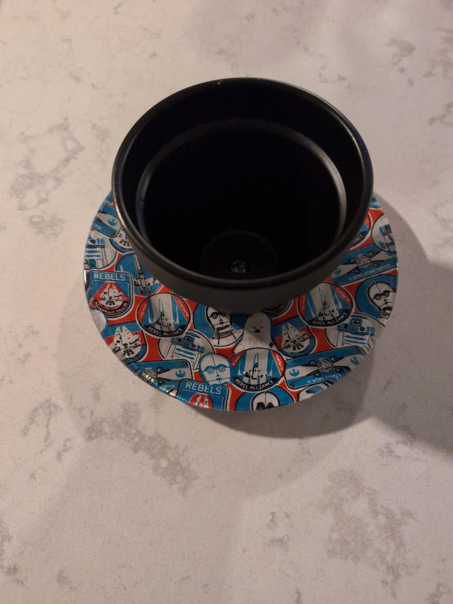 Rebel Roots – Upcycled Star Wars Saucer for Plant Pots or Decor (7”)