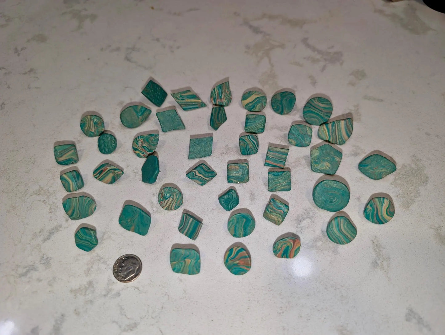 ๐ Handmade Polymer Clay Thumbtacks โ Pack of 10