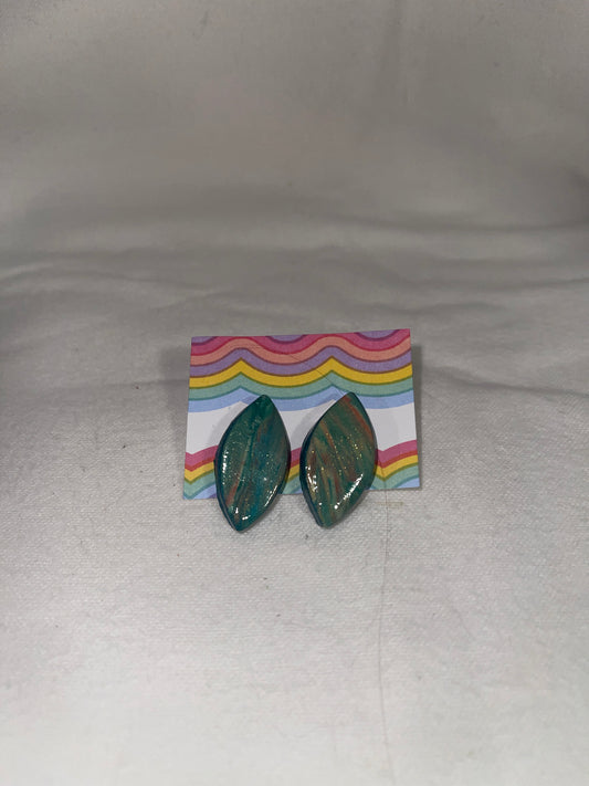 Ocean Drift Leaf Earrings