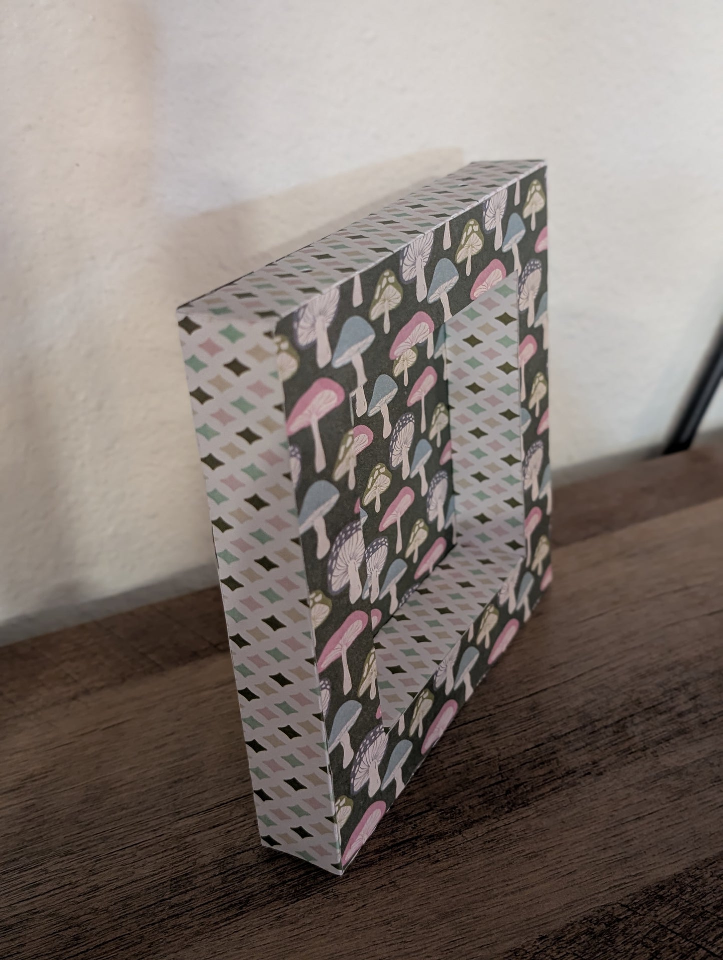 Handmade 6”x6” Paper Shadowbox – With or Without Art
