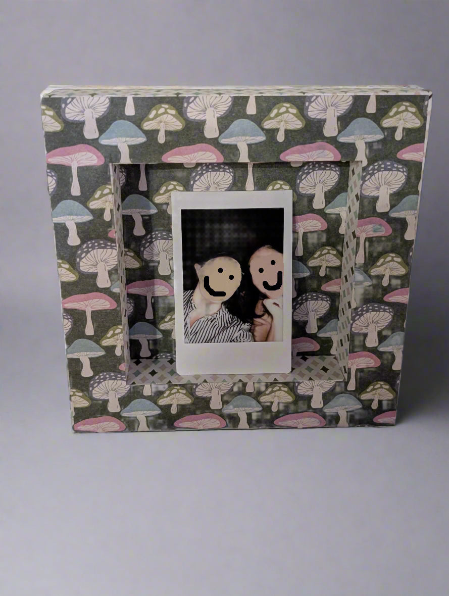 Handmade 6”x6” Paper Shadowbox – With or Without Art
