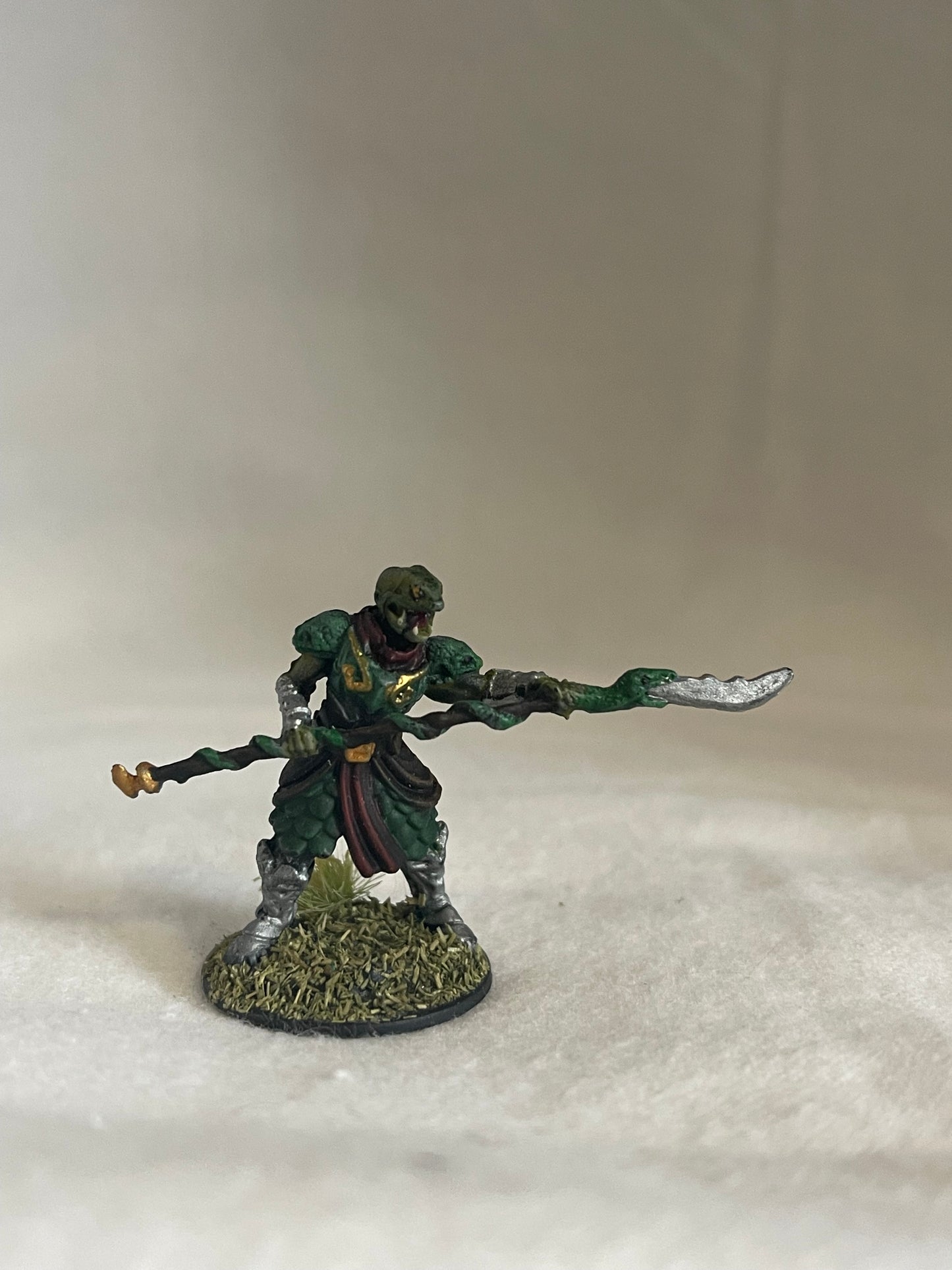 🐍 Yuan-ti Warrior – Hand-Painted Nozlur’s Marvelous Miniatures