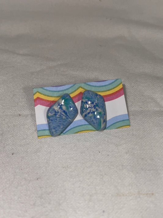 Sky Drift Leaf Earrings