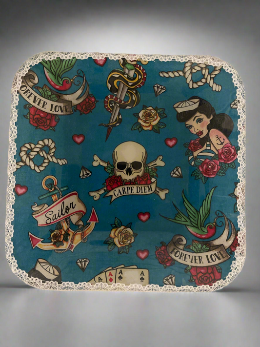 American traditional plate