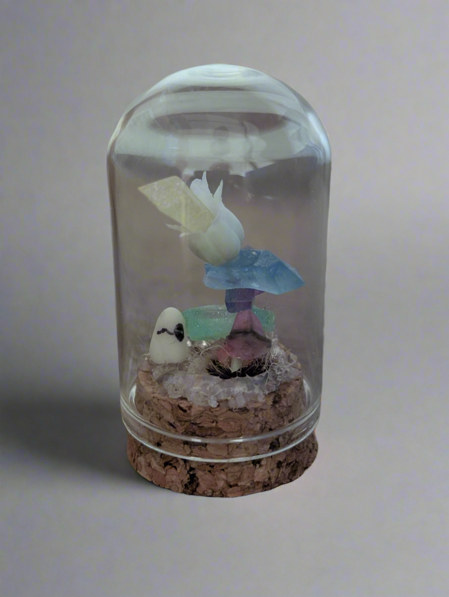 Ghost Pirate’s Crystal Bloom – Miniature Fantasy Dome (2.25")