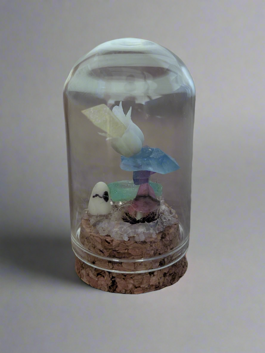 Ghost Pirate’s Crystal Bloom – Miniature Fantasy Dome (2.25")