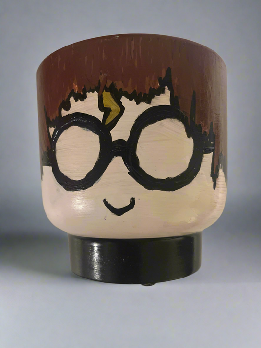 The Wizard Who Pots – Hand-Painted 6” Terracotta by Teter