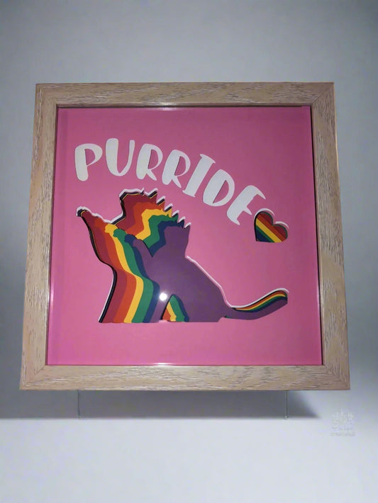 Premium 9x9 Handmade Shadowbox – Custom 3D Paper Art